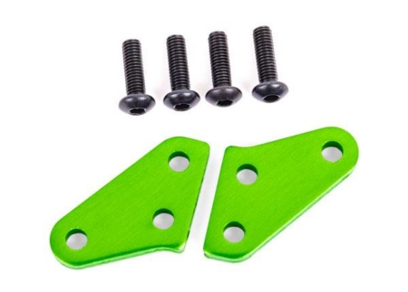 Brazos del bloque de dirección (aluminio, anodizado verde) (2) (se adapta a los bloques de dirección n.° 9537 y 9637)