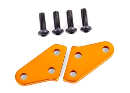 Brazos del bloque de dirección (aluminio, anodizado naranja) (2) (se adapta a los bloques de dirección n.° 9537 y 9637)