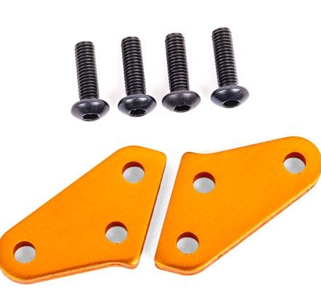 Brazos del bloque de dirección (aluminio, anodizado naranja) (2) (se adapta a los bloques de dirección n.° 9537 y 9637)