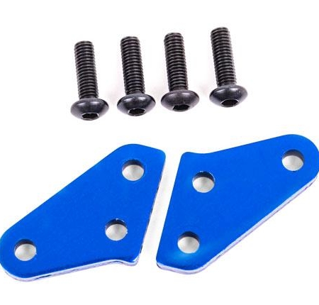 Brazos del bloque de dirección (aluminio, anodizado azul) (2) (se adapta a los bloques de dirección n.° 9537 y 9637)