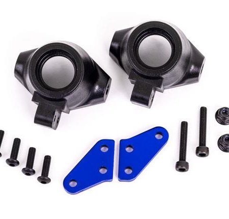 Brazos del bloque de dirección (aluminio, anodizado azul) (2)/bloques de dirección, izquierdo o derecho