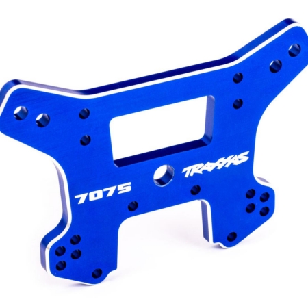 Torre de amortiguación delantera, aluminio 7075-T6 (anodizado azul) (compatible con Sledge)