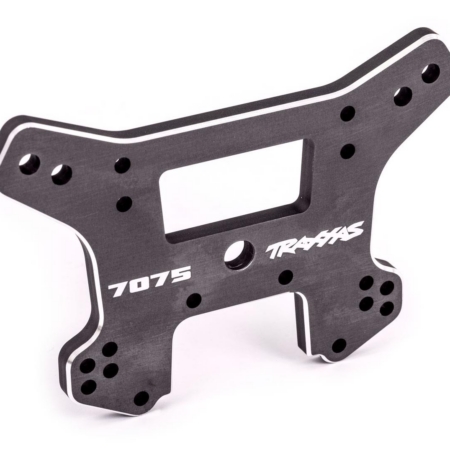 Torre de amortiguación delantera, aluminio 7075-T6 (anodizado titanio oscuro) (compatible con Sledge)