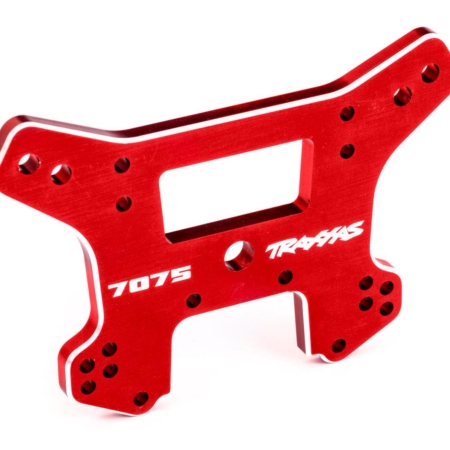 Torre de amortiguación delantera, aluminio 7075-T6 (anodizado rojo) (compatible con Sledge)