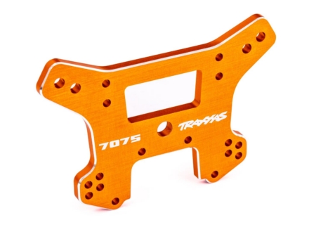 Torre de amortiguación delantera, aluminio 7075-T6 (anodizado naranja) (compatible con Sledge)