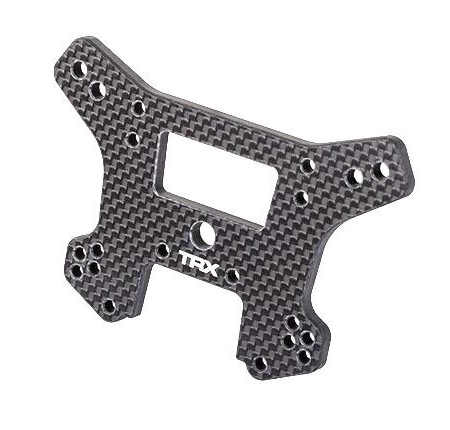 Torre de amortiguación delantera de 5 mm (fibra de carbono) (compatible con Sledge)