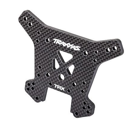 Torre de amortiguación trasera de 5 mm (fibra de carbono) (compatible con Sledge)