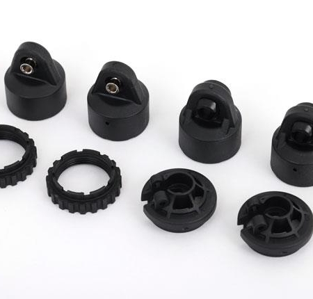 Tapas de amortiguador, amortiguadores GT-Maxx (2)/percha de resorte/ajustadores (2) (para 2 amortiguadores) (para Sledge)