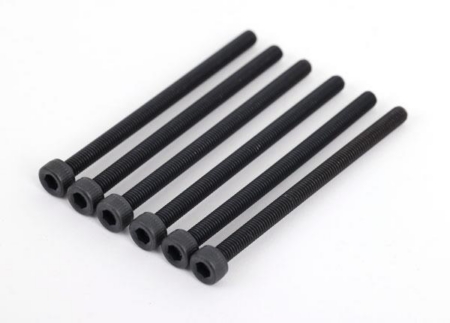 Tornillos de cabeza hueca hexagonal de 3 x 45 mm (6)