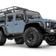 Camión eléctrico Traxxas TRX-4M a escala 1/18 y Trail Crawler Land Rover 4WD con TQ azul claro