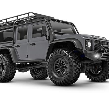 Camión eléctrico Land Rover 4WD Traxxas TRX-4M a escala 1/18 y Trail Crawler con TQ Silver