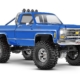 Traxxas TRX-4M High Trail Crawler con carrocería Chevrolet K10 de 1979: camión eléctrico 4x4 a escala 1/18, color azul