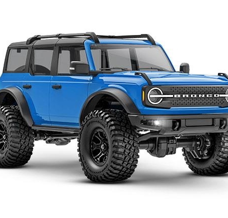 Camión eléctrico Traxxas TRX-4M a escala 1/18 y Trail Crawler Ford Bronco 4WD con TQ Blue