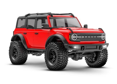 Camión eléctrico Traxxas TRX-4M a escala 1/18 y Trail Crawler Ford Bronco 4WD con TQ Red