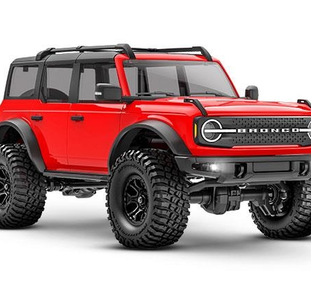 Camión eléctrico Traxxas TRX-4M a escala 1/18 y Trail Crawler Ford Bronco 4WD con TQ Red