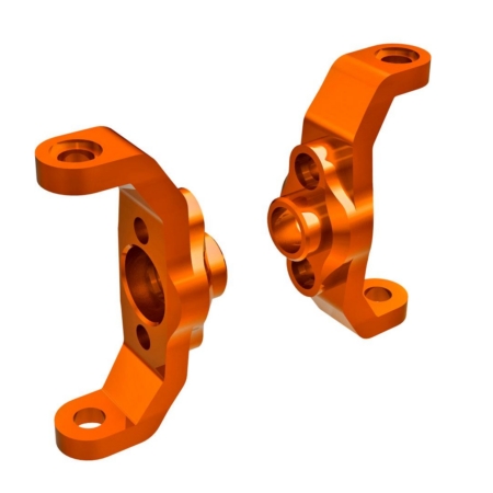 Bloques de ruedas, aluminio 6061-T6 (anodizado naranja) (izquierdo y derecho)