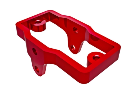 Soporte de servo, aluminio 6061-T6 (anodizado rojo)