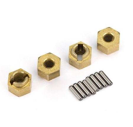 Hexágonos Traxxas TRX4Mde 7mm (latón) (4pcs) TRX9750X