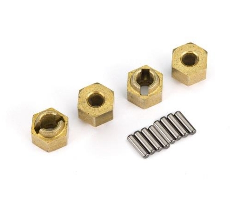 Hexágonos Traxxas TRX4Mde 7mm (latón) (4pcs)