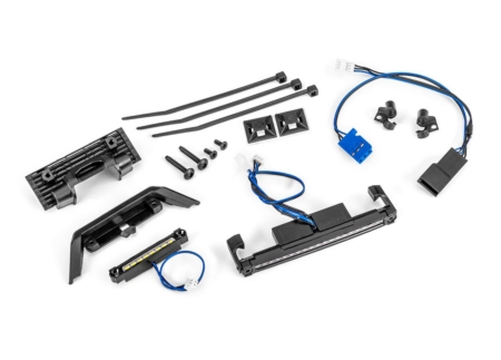 Kit de barra de luz LED, TRX-4M (incluye barra de luz delantera, barra de luz de techo, soportes, hardware) (se adapta a carrocerías n.° 9711 o 9712)