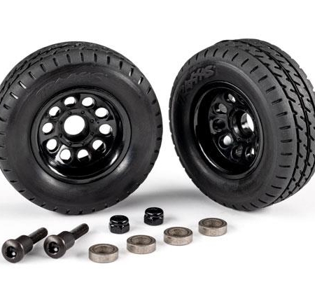 Ruedas de remolque (2) / neumáticos (2) / herrajes de montaje