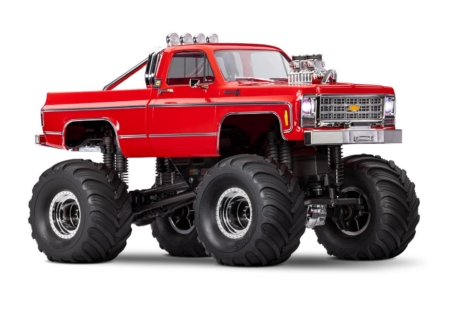 Camión monstruo Traxxas TRX-4MT Chevrolet K10 rojo