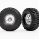 Neumáticos y ruedas, ensamblados (ruedas cromadas de 1.0', neumáticos Mickey Thompson Baja Pro Xs 2.4x1.0') (2)