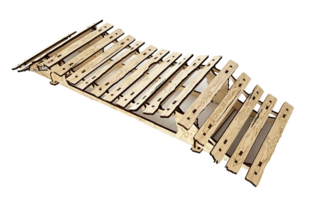 ToysWD Crawler Park: Parque de obstáculos RC Puente Tibetano 1/10