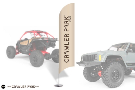 ToysWD Crawler Park: Parque de Crawlers con banderas 1/10 (2 piezas)