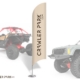 ToysWD Crawler Park: Parque de Crawlers con banderas 1/10 (2 piezas)