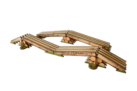 ToysWD Crawler Park: Obstáculo de cruce de ejes para circuito de Crawler Park RC a escala 1/18 y 1/24