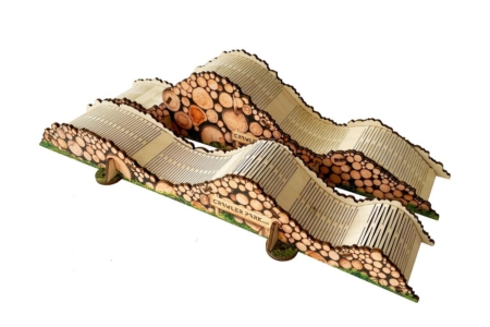 ToysWD Crawler Park: Obstáculo de la etapa 1 para circuitos de Crawler Park RC a escala 1/18 y 1/24