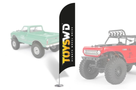 ToysWD Crawler Park: Bandera ToysWD 1/24 (2 piezas)