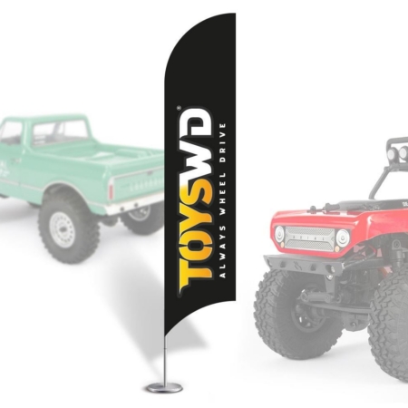 ToysWD Crawler Park: Bandera ToysWD 1/24 (2 piezas)