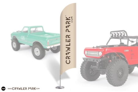 ToysWD Crawler Park: Parque de Crawlers con banderas 1/24 y 1/18 (2 piezas)