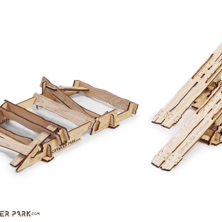 KIT BÁSICO de 2 obstáculos para circuito RC Crawler Park escala 1/24 y 1/18