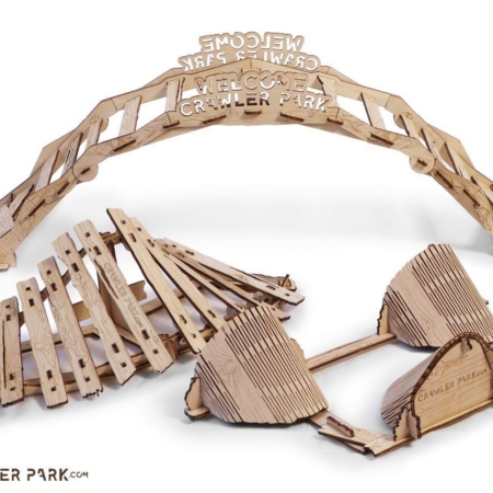 KIT INICIAL de 3 obstáculos para circuito RC Crawler Park escala 1/24 y 1/18