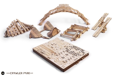 KIT DE BIENVENIDA de 5 obstáculos para circuito RC Crawler Park escala 1/24 y 1/18