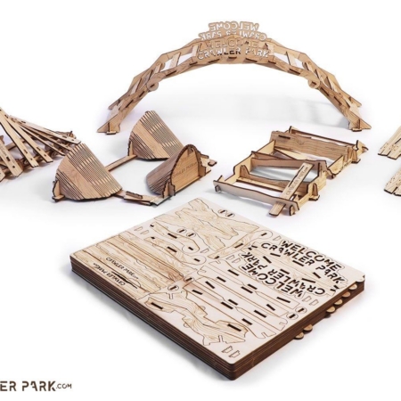 KIT DE BIENVENIDA de 5 obstáculos para circuito RC Crawler Park escala 1/24 y 1/18