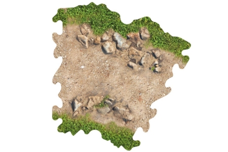 ToysWD Crawler Park: 3x Rock Bend para circuito de Crawler Park RC 1/18 y 1/24