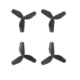 Hélice UdiRC 2xA, 2xB para dron U46 Firefly Mini