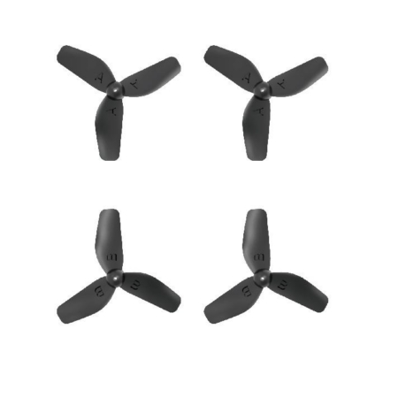 Hélice UdiRC 2xA, 2xB para dron U61 Beetle Mini
