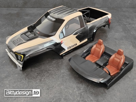 Carrocería transparente Bittydesign ROCK1 1/10 para Vanquish VS4-10 Phoenix Rock Crawler, precortada, 1 mm