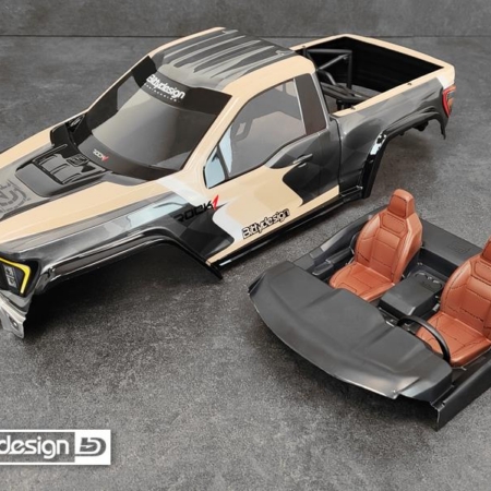 Carrocería transparente Bittydesign ROCK1 1/10 para Vanquish VS4-10 Phoenix Rock Crawler, precortada, 1 mm