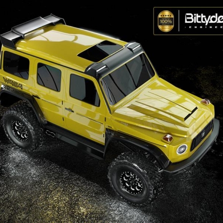 Carrocería transparente Bittydesign W464 1/18 para TRAXXAS TRX-4M, precortada