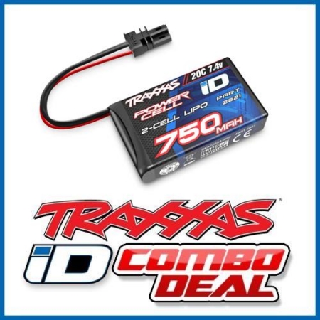 Celda de energía LiPo750mAh 7.4V 2S 20C