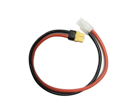 Cable de carga amarillo RC XT60 hembra a Tamiya de 12 AWG y 300 mm