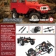 Camión RC4WD Gelande II RTR con carrocería Cruiser (rojo) (Z-RTR0047)