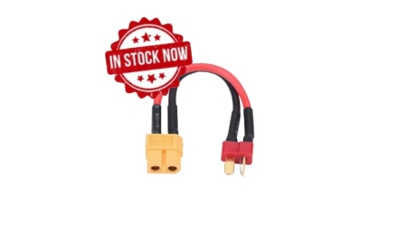 Adaptador de batería XT60 (Hembra) TDean (Macho) con cable 11cm. A0908