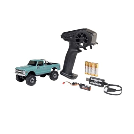 Axial SCX30 Chevrolet K10 4X4 1/30 RTR Brushed Rock Crawler (con Batería y cargador) Verde AXI-2260T1